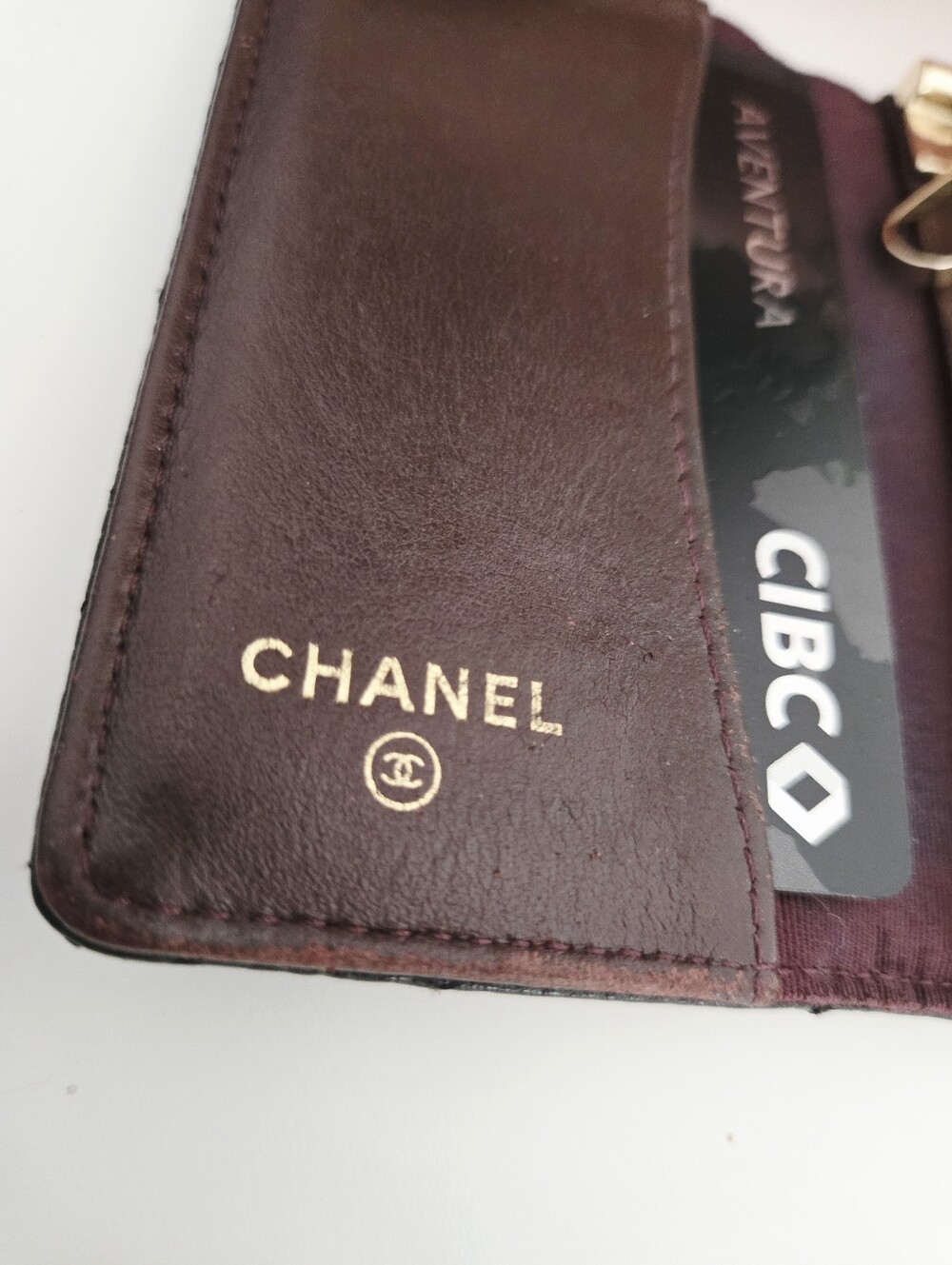 Authentic CHANEL Matelasse Quilted Classic Flap Key Card Holder Wallet Set - Picture 10 of 16